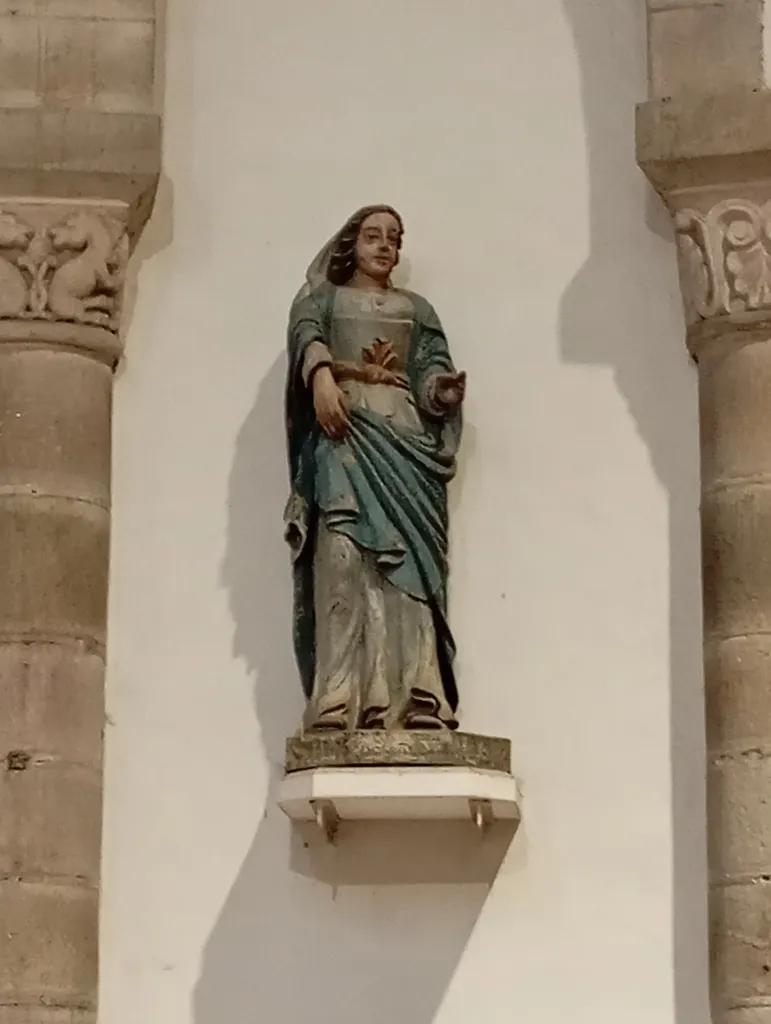 Vierge dite Notre Dame de Bonne Nouvelle dans l'Église Sainte-Croix de Quimperlé