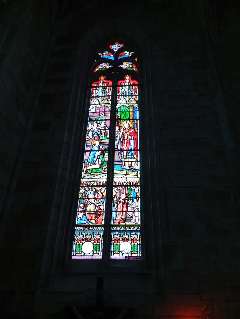 Vitrail Baie A dans l'Église Notre-Dame-de-l'Assomption de Quimperlé